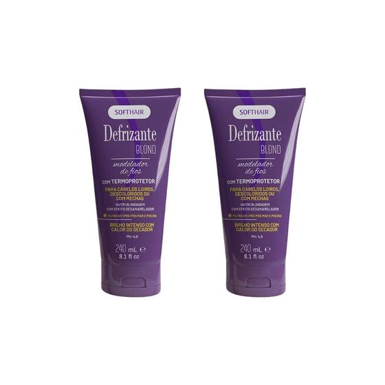 Imagem de Defrizante Soft Hair 240 Ml Blond-Kit C/2Un