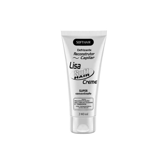 Imagem de Defrizante Soft Hair 240 ml Reconstruror Lisa Creme