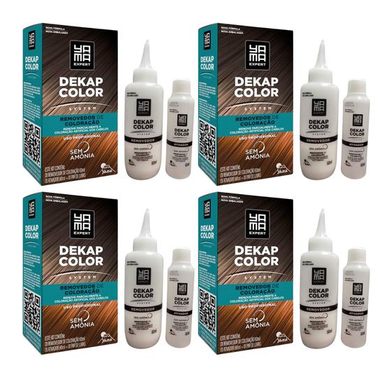 Imagem de DekapColor Remove a Coloração dos Cabelos Kit C4 - Yamá