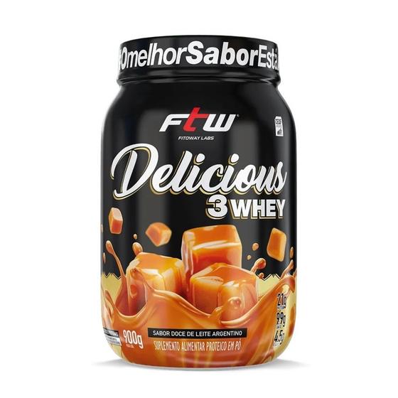 Imagem de Delicious 3Whey (900g) - Sabor: Doce de Leite Argentino