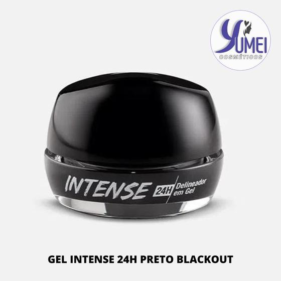 Imagem de Delineador em gel intense 24h preto blackout ruby kisses