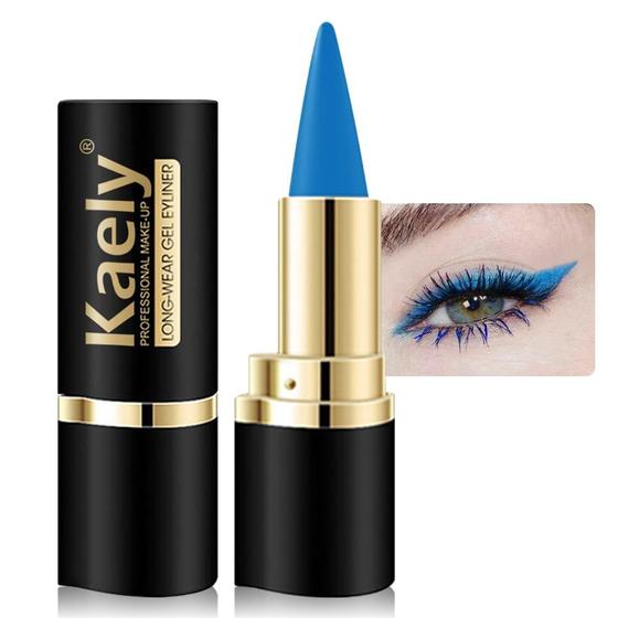 Imagem de Delineador em Gel Kaely Azul Claro - À Prova D'Água e Manchas