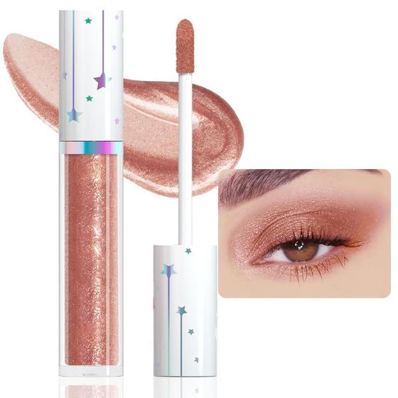 Imagem de Delineador Líquido com Glitter Shimmery Eyeshadow evpct 19 Brown