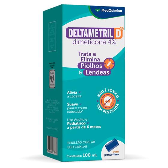 Imagem de Deltametril D Dimeticona 4% Emulsão com 100ml