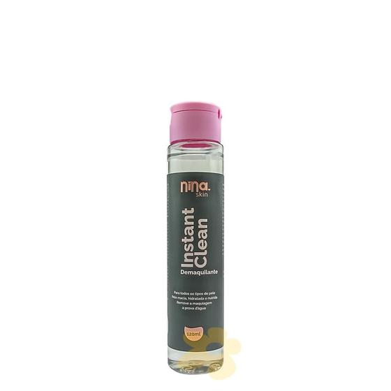 Imagem de Demaquilante 120ml  Instant Clean  Nina Makeup