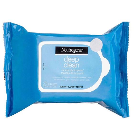 Demaquilante Neutrogena Deep Clean Menor preço em Demaquilante Neutrogena Deep Clean