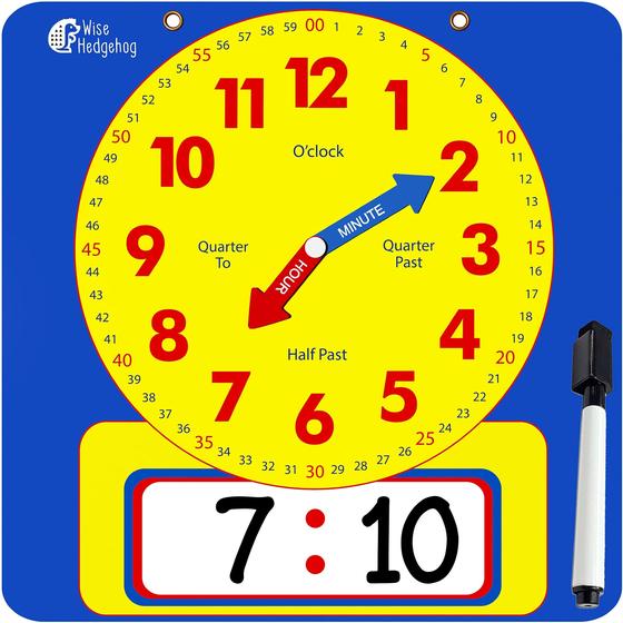 Imagem de Demonstração de ensino Clock Wise Hedgehog para crianças