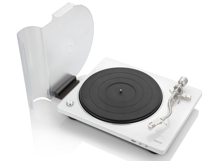 Imagem de Denon DP-450USB Branco Tocadisco - Gravação de Vinil em Branco -120v