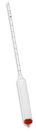 Imagem de Densimetro para alcool etilico, escala 0,900 a 0,950g/ml - divisao 0,0005 incoterm