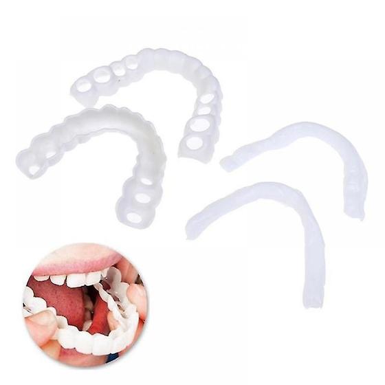 Imagem de Dentadura cosmética branqueadora Snap On Smile Veneers x2 Set