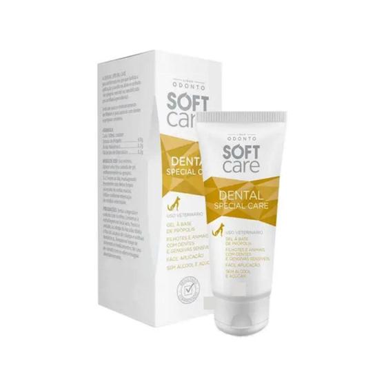 Imagem de Dental Special Care Gel Propolis Soft Care Pet Society 40g