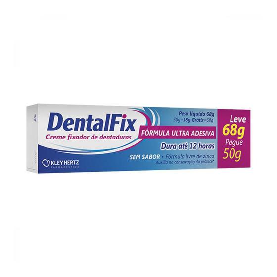 DentalFix Creme Fixador de Dentadura Sem Sabor 68g Menor preço em DentalFix Creme Fixador de Dentadura Sem Sabor 68g