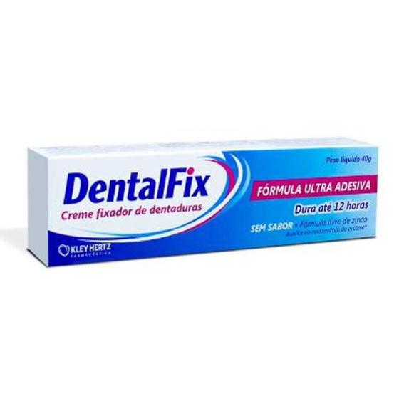 Dentalfix creme fixador sem sabor com 40g Menor preço em Dentalfix creme fixador sem sabor com 40g