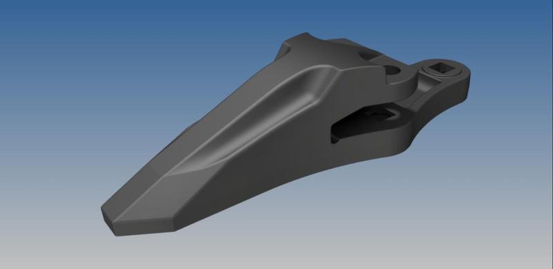 Imagem de Dente Cat 8j2936 Fundido Em Aço Especial Ligado Unica