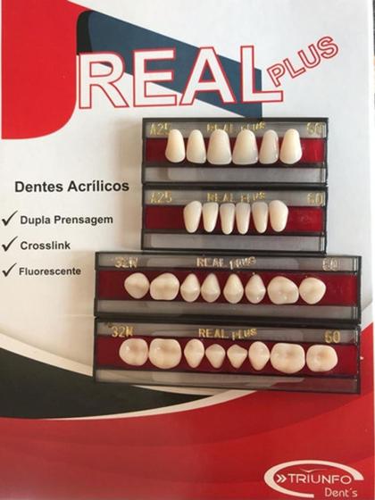 Imagem de Dentes Resina Boca Completa Anterior + Posterior A25 + 32m