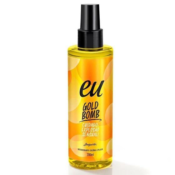 Imagem de Deo Colônia Com Brilho Eu Gold Bomb 200Ml - Jequiti