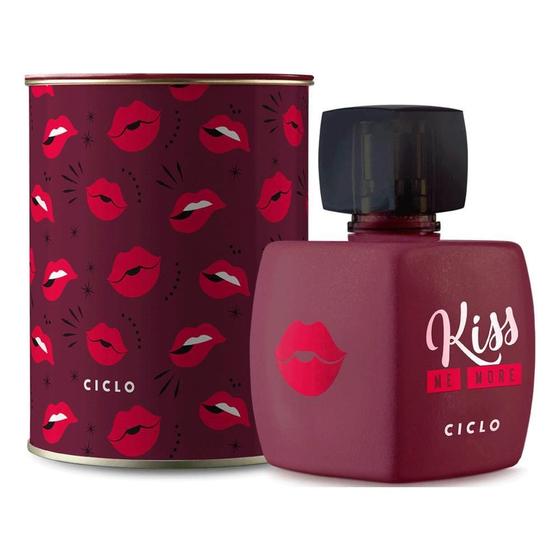 Imagem de Deo Colônia Kiss Me More Ciclo Cosméticos Lata 100Ml