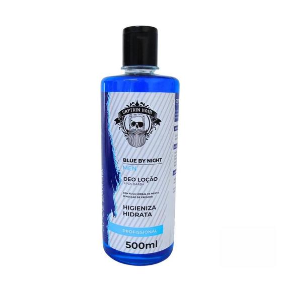 Imagem de Deo Loção Captain Hair Blue By Night Profissional 500Ml