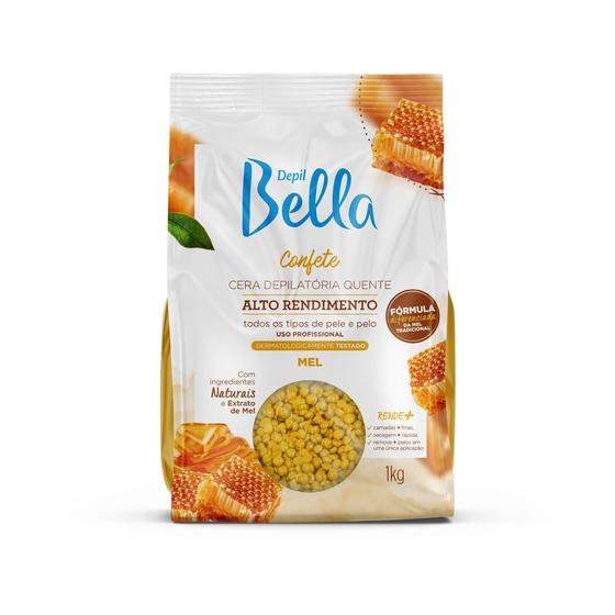 Imagem de Depil bella cera confete mel 1kg