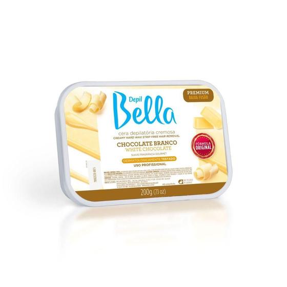 Imagem de Depil Bella Cera Depilatória Chocolate Branco 200g