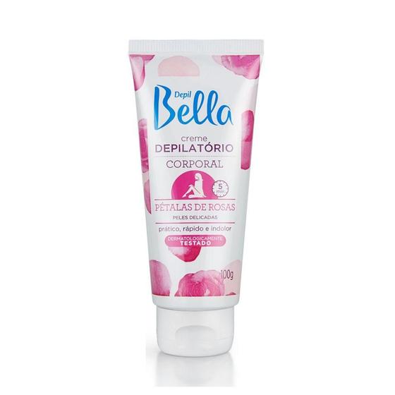 Imagem de Depil Bella Creme Depilatório Corporal Pétalas de Rosa 100g