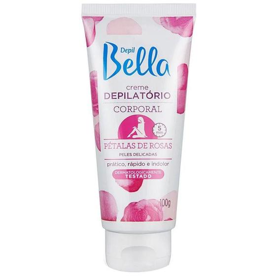 Imagem de Depil Bella Creme Depilatório Corporal Pétalas De Rosas 100G