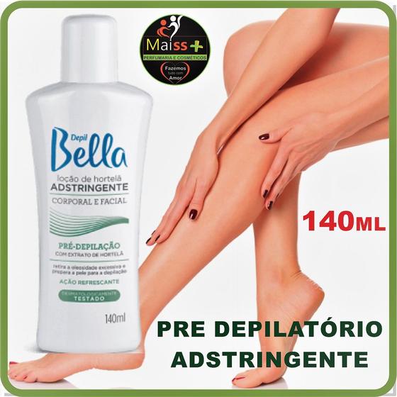 Imagem de Depil Bella Loção Adstringente Pré Depilatório Hortelã 140ml