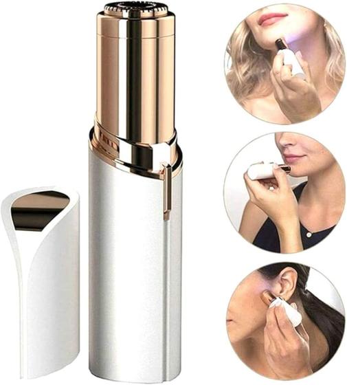 Imagem de Depilador Batom Aparador de Pelos Facial Corporal Portatil BATON