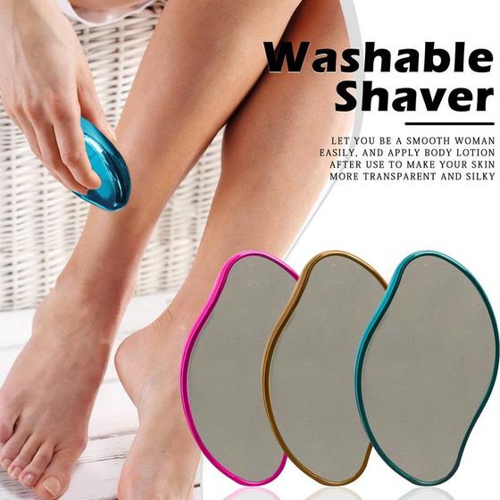 Imagem de Depilador de cristal remoção de pelos indolor magico masculino e feminino