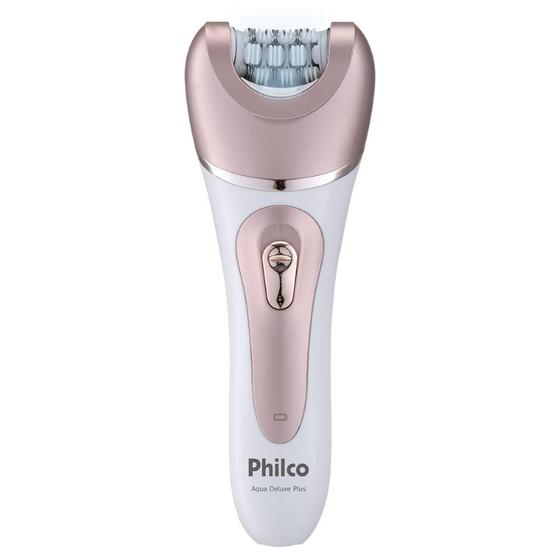 Imagem de Depilador de Pelos PDP02R AQUA DELUXE Philco Sem Fio Resistente Água Bivolt