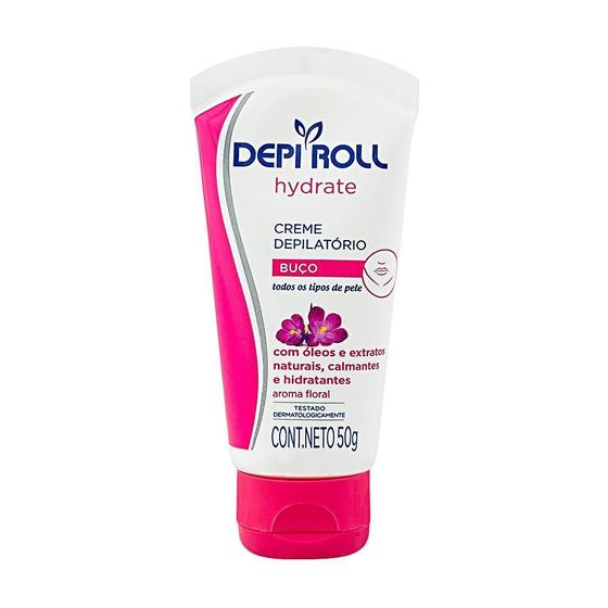 Imagem de Depilador Depi Roll Hydrate Cera Creme para Buço com 50g