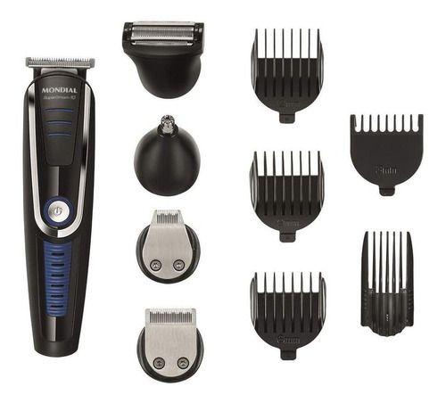 Imagem de Depilador Masculino Recarregável Mondial BG03: Barbear, Nariz e Cabelo - Prático.