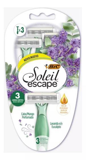 Imagem de Depilador Soleil Escape Lavanda E Eucalipto 3 Unidades