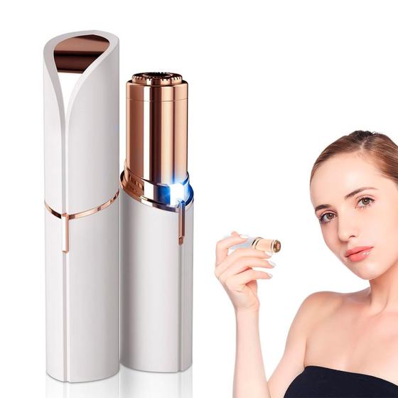Imagem de Depiladora Facial Batom Portatil Recarregavel Discreta