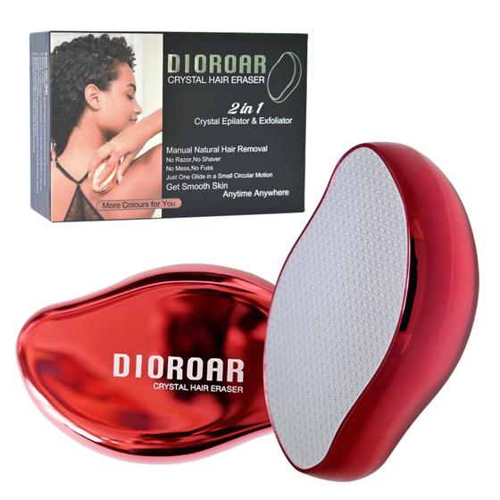 Imagem de Depiladora indolor Crystal Hair Eraser DIOROAR Nano Glass Red