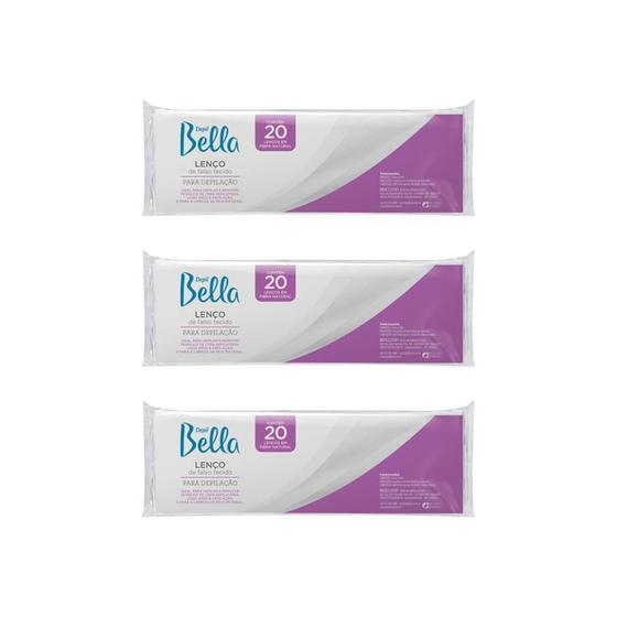Imagem de Depilatorio Depil Bella Papel C/20 Gran Style - Kit Com 3Un