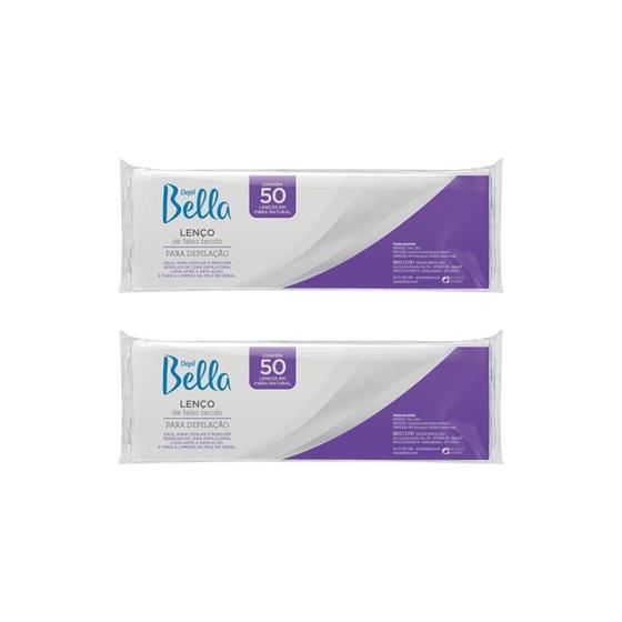 Imagem de Depilatorio Depil Bella Papel C/50 Gran Style - Kit Com 2Un