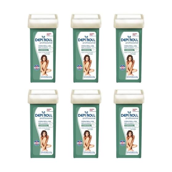 Imagem de Depilatorio Depiroll Roll-On 100G Algas - Kit Com 6Un