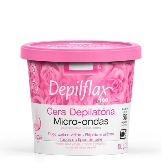 Imagem de Depilflax - 02 Cera De Microondas Rosas 100G