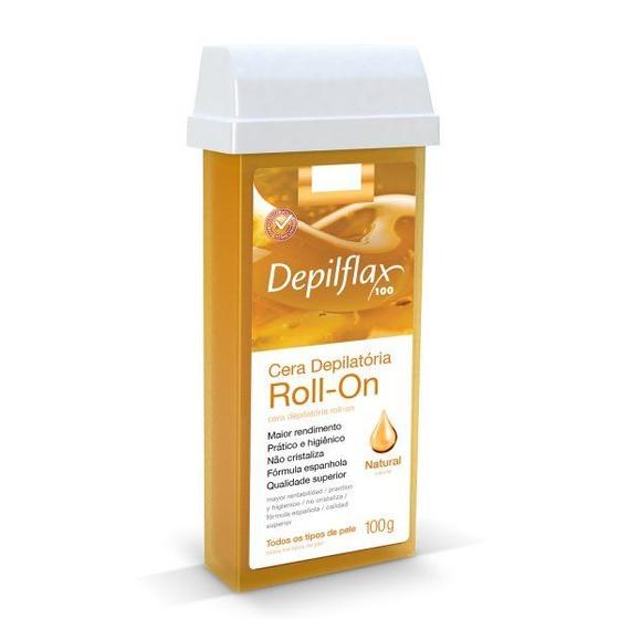 Imagem de Depilflax Cera Roll-on Refil Natural