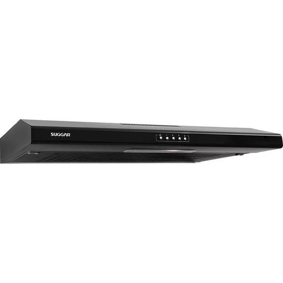 Depurador de ar Slim 80 Cm Preto Menor preço em Depurador de ar Slim 80 Cm Preto