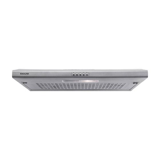 Imagem de Depurador de Ar Suggar Slim 80cm 130W 3 Velocidades DI801PR/DI802PR