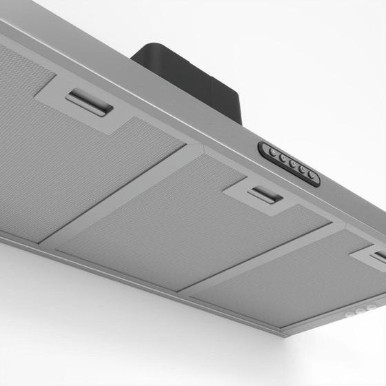 Depurador de Cozinha 6 Bocas Fogatti Slim Inox 90cm