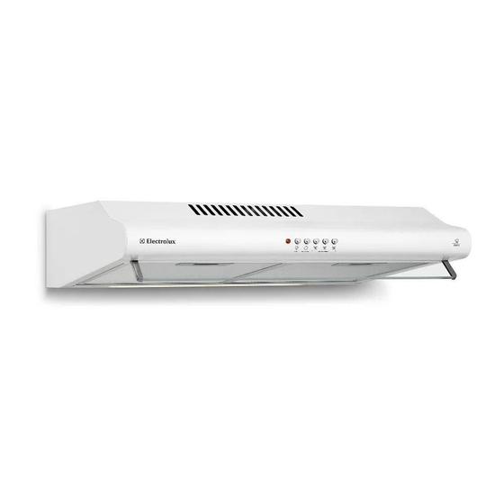 Imagem de Depurador de Parede 220v 60cm Branco com Iluminação DE60B - Electrolux