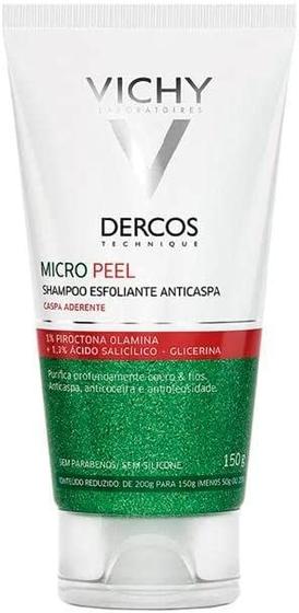 Imagem de Dercos Micro Peel Shampoo Esfoliante Anticaspa Vichy 150g