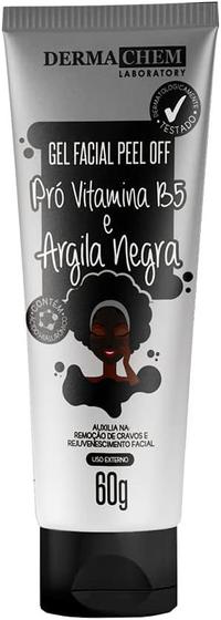 Imagem de Dermachem gel facial pró vitamina argila negra 60g