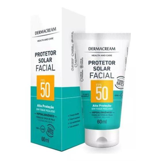 Imagem de Dermacream - Protetor Solar Facial FPS50 - Alta Proteção