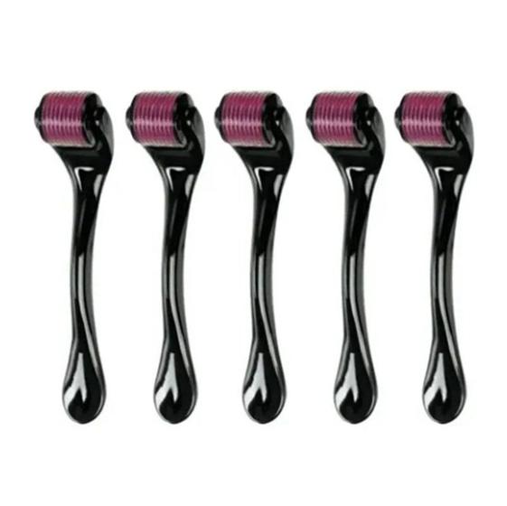 Imagem de Dermaroller Derma roler Kit com 5 Unidade micro agulhamento