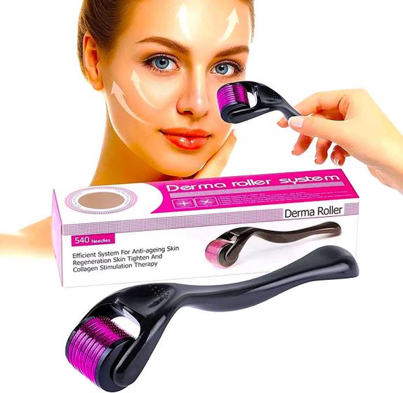 Imagem de Dermaroller Dermaroler Derma Roller System 2.5mm 540 Agulhas DRS