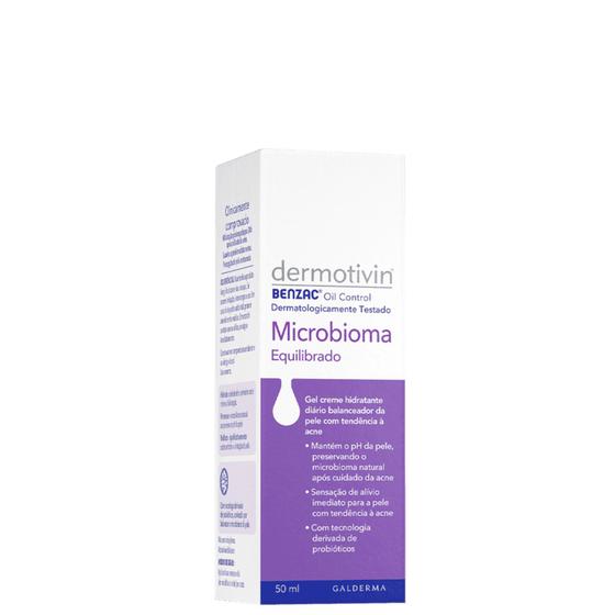 Imagem de Dermotivin Benzac Microbioma Equilibrado Creme Hidratante Facial 50ml